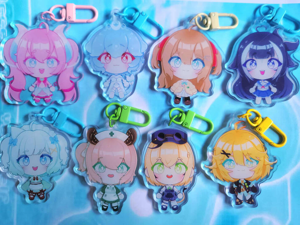 Acrylic charms