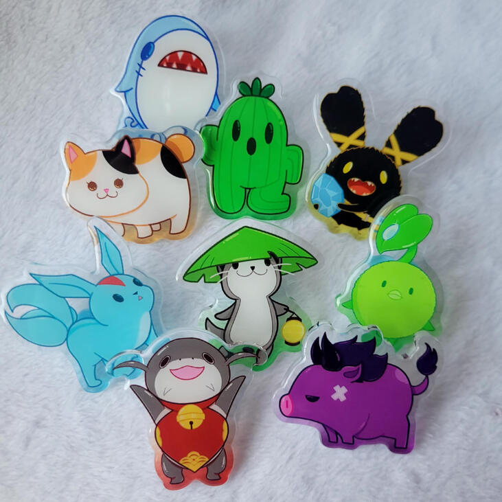 Acrylic pins